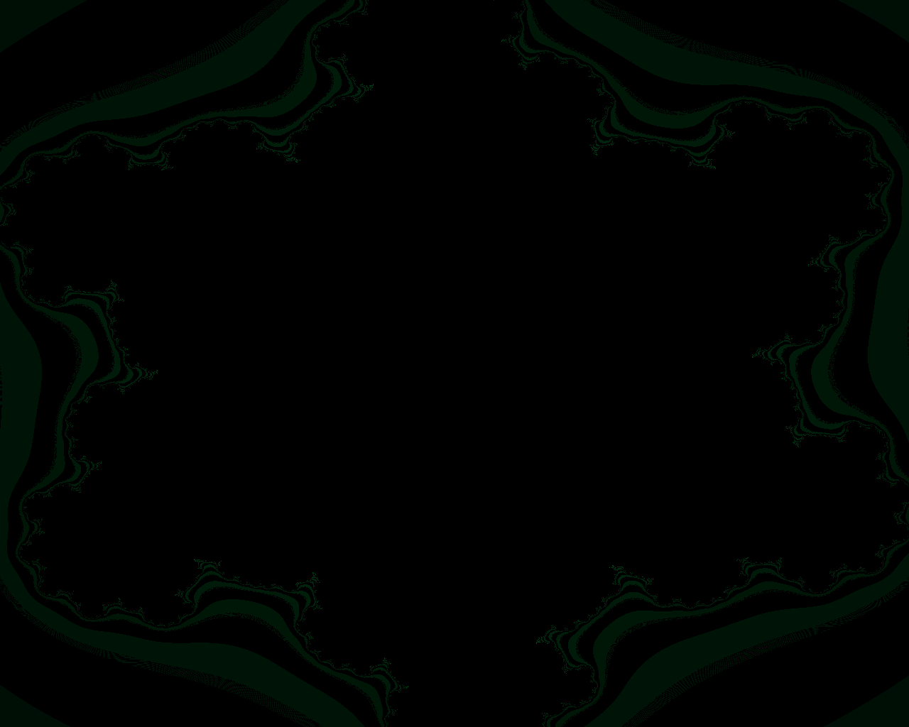A green fractal that lines the edges of the image. It appears to have odd growths vaguely plant-like in appearance... in an abstract way anyway. A green fractal that lines the edges of the image. It appears to have odd growths vaguely plant-like in appearance... in an abstract way anyway.