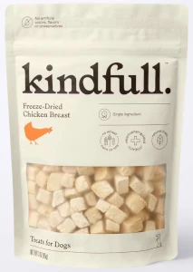 Image of a bag of Kindful Freeze Dried Chicken Breast