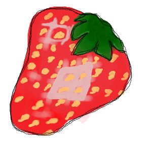 Strawberry Art Icon